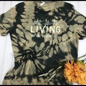 Custom Bleached Graphic Tee